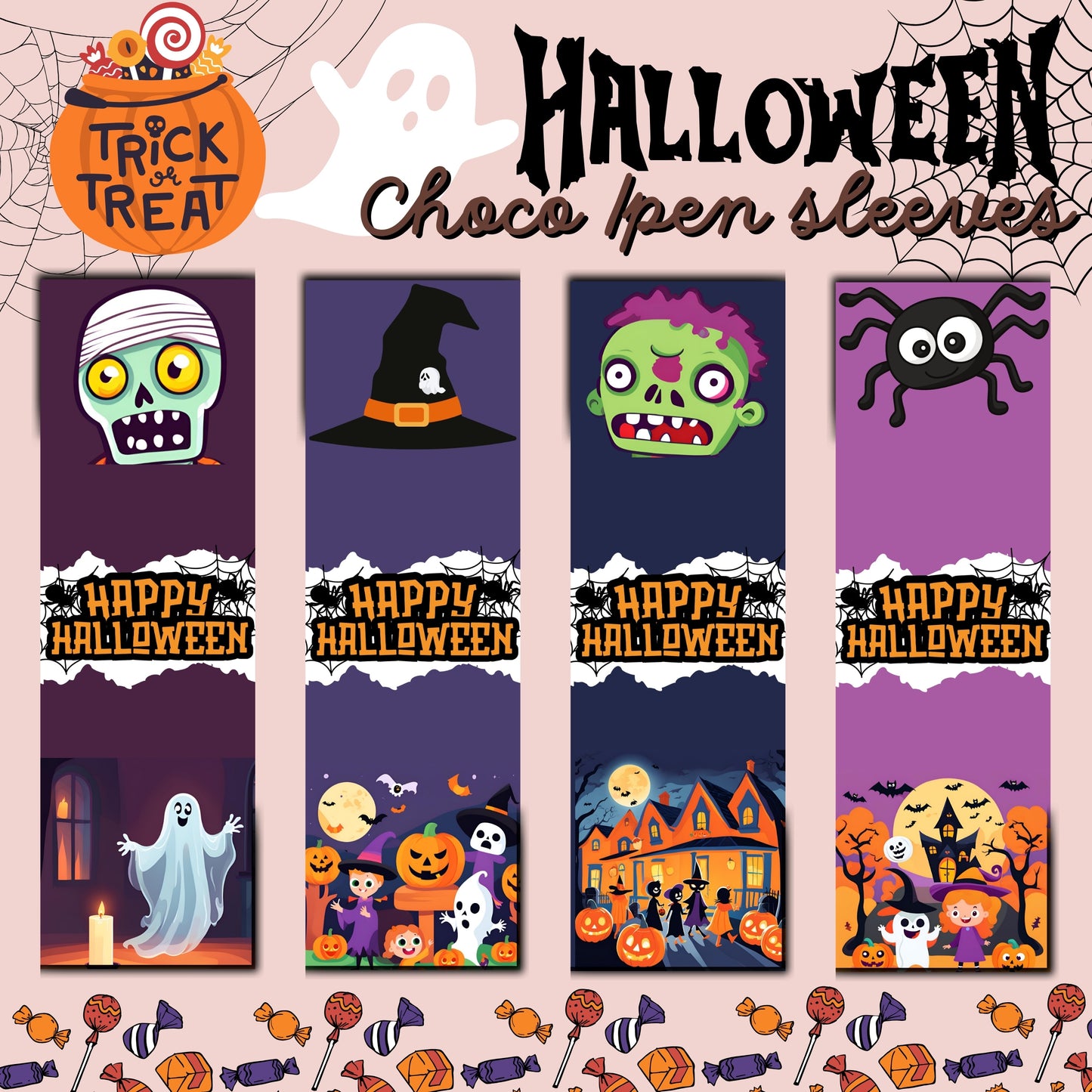 HALLOWEEN - Choco/Pen Sleeves