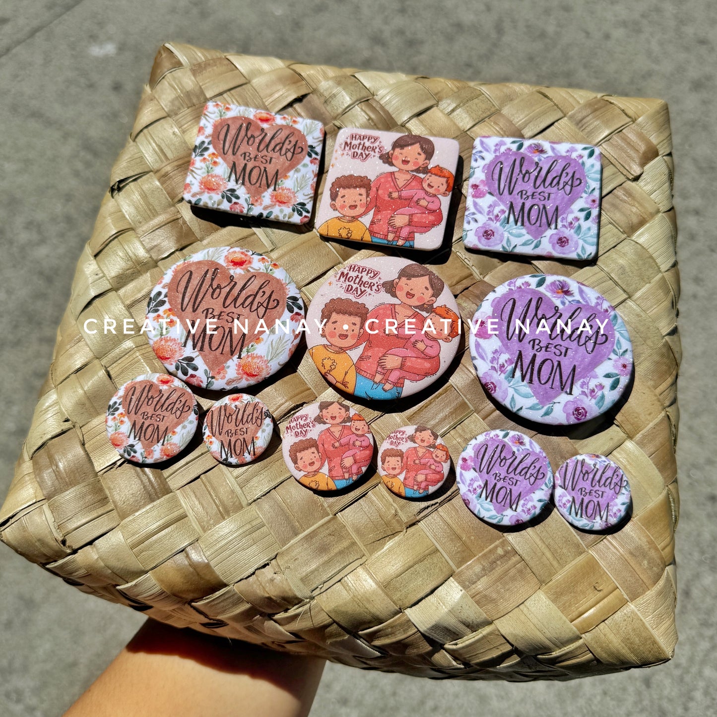 Mother's day Badge Pin