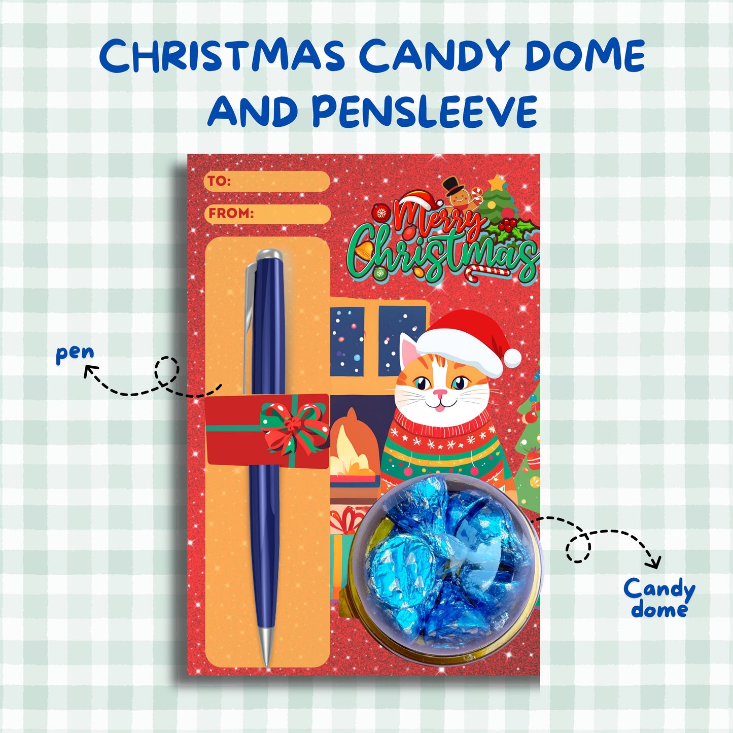 Christmas 2in1/3in1 Backcard