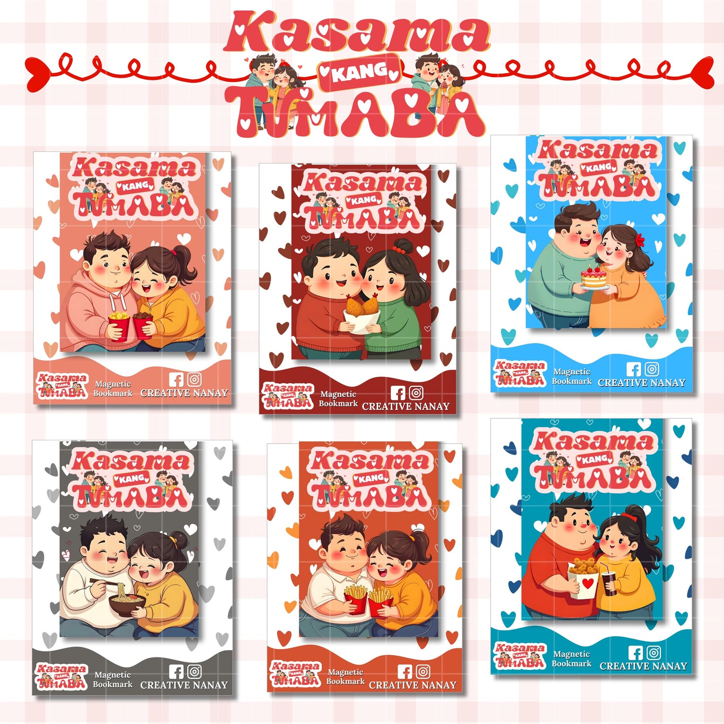 Kasama kang tumaba - Magnetic Bookmark