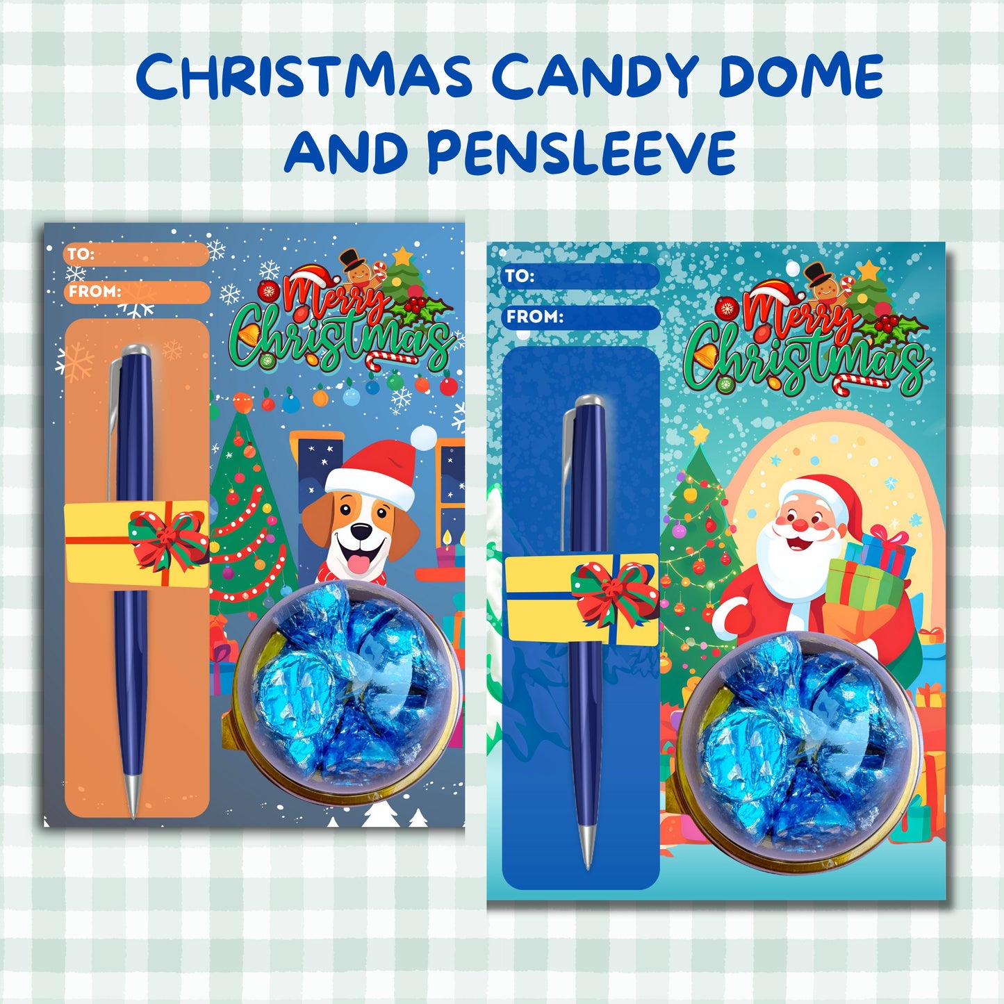 Christmas 2in1/3in1 Backcard
