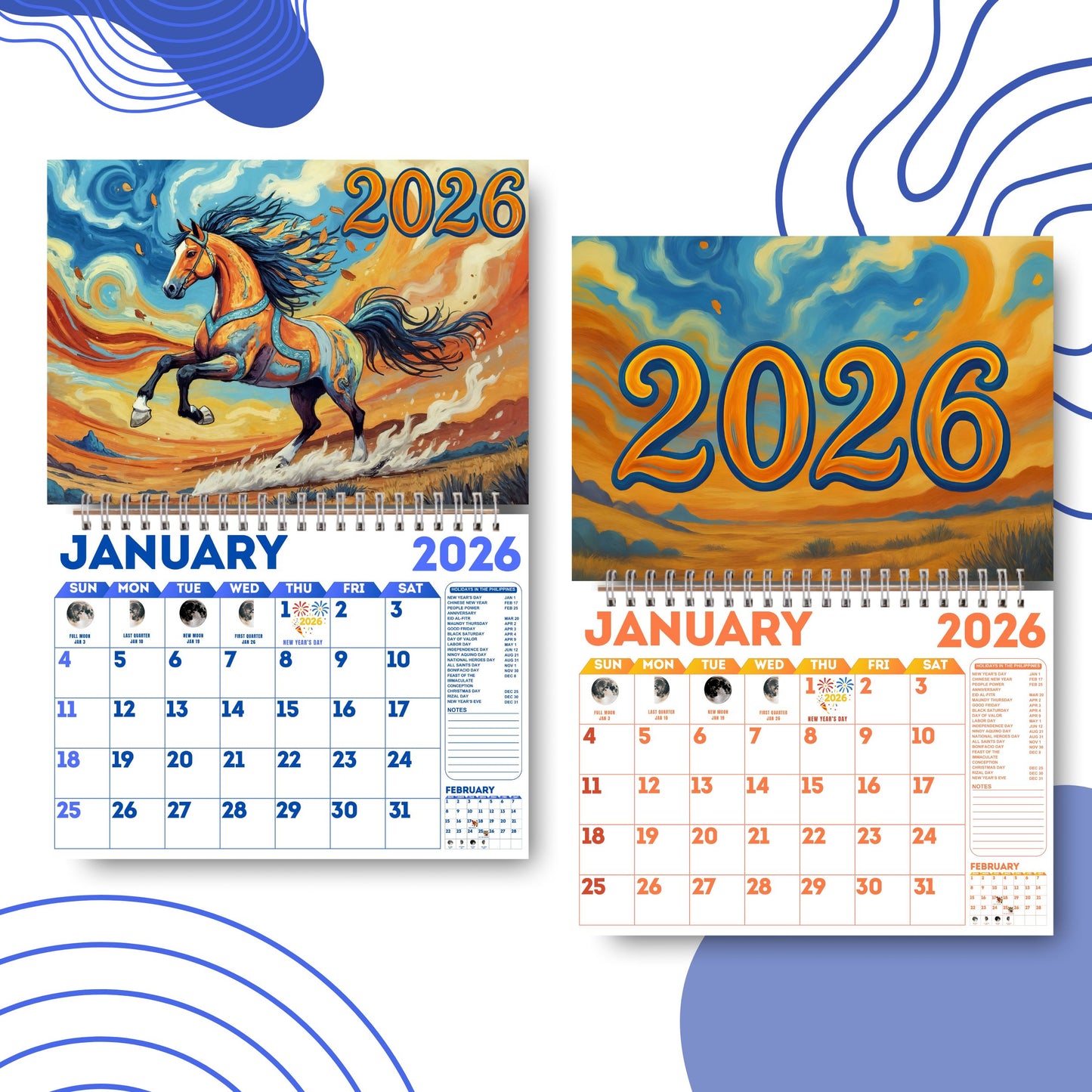 2026 CALENDAR A4