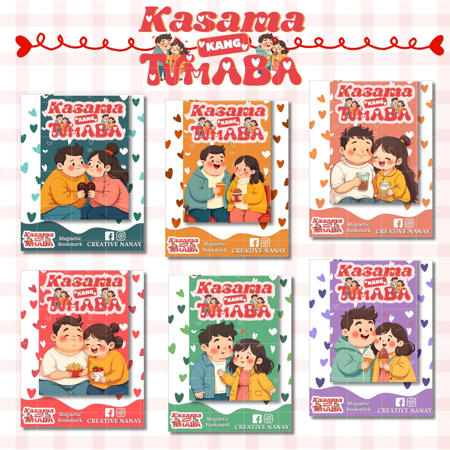 Kasama kang tumaba - Magnetic Bookmark