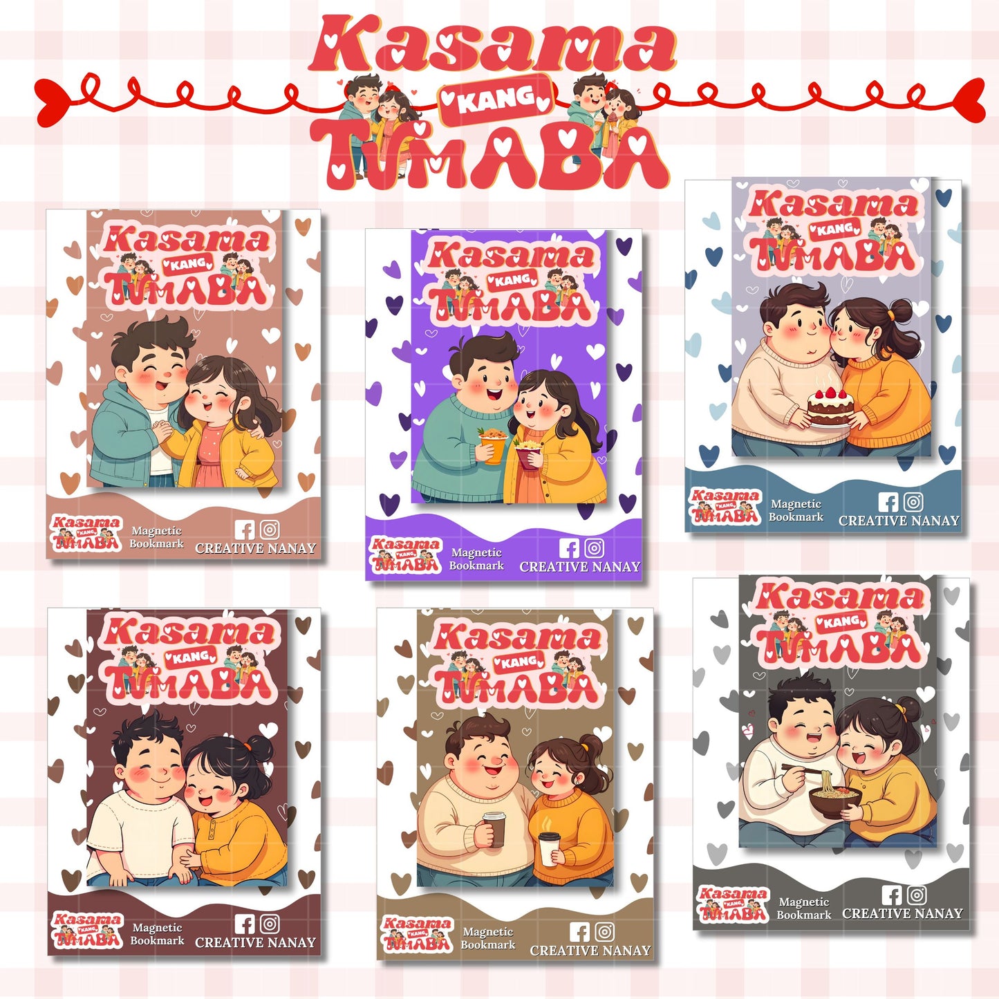 Kasama kang tumaba - Magnetic Bookmark