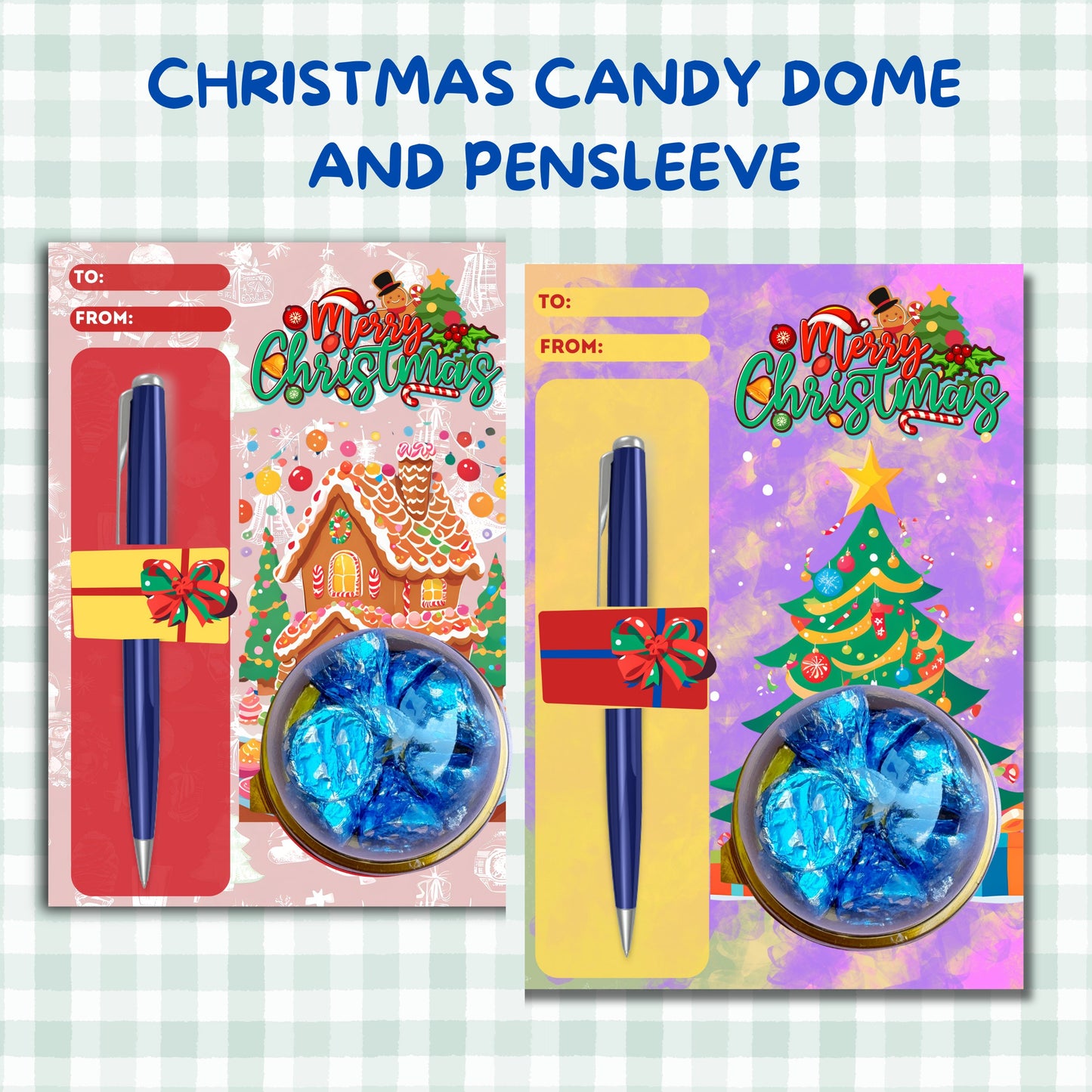 Christmas 2in1/3in1 Backcard