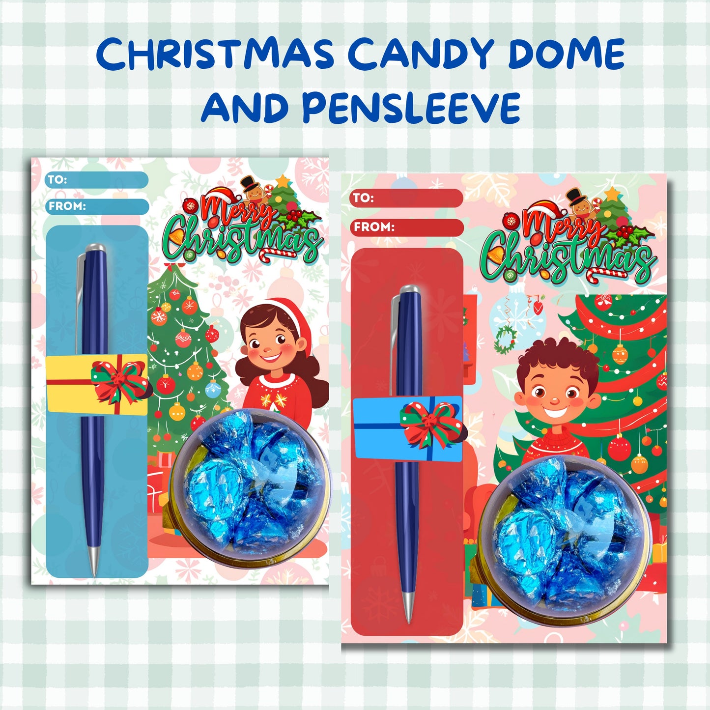 Christmas 2in1/3in1 Backcard