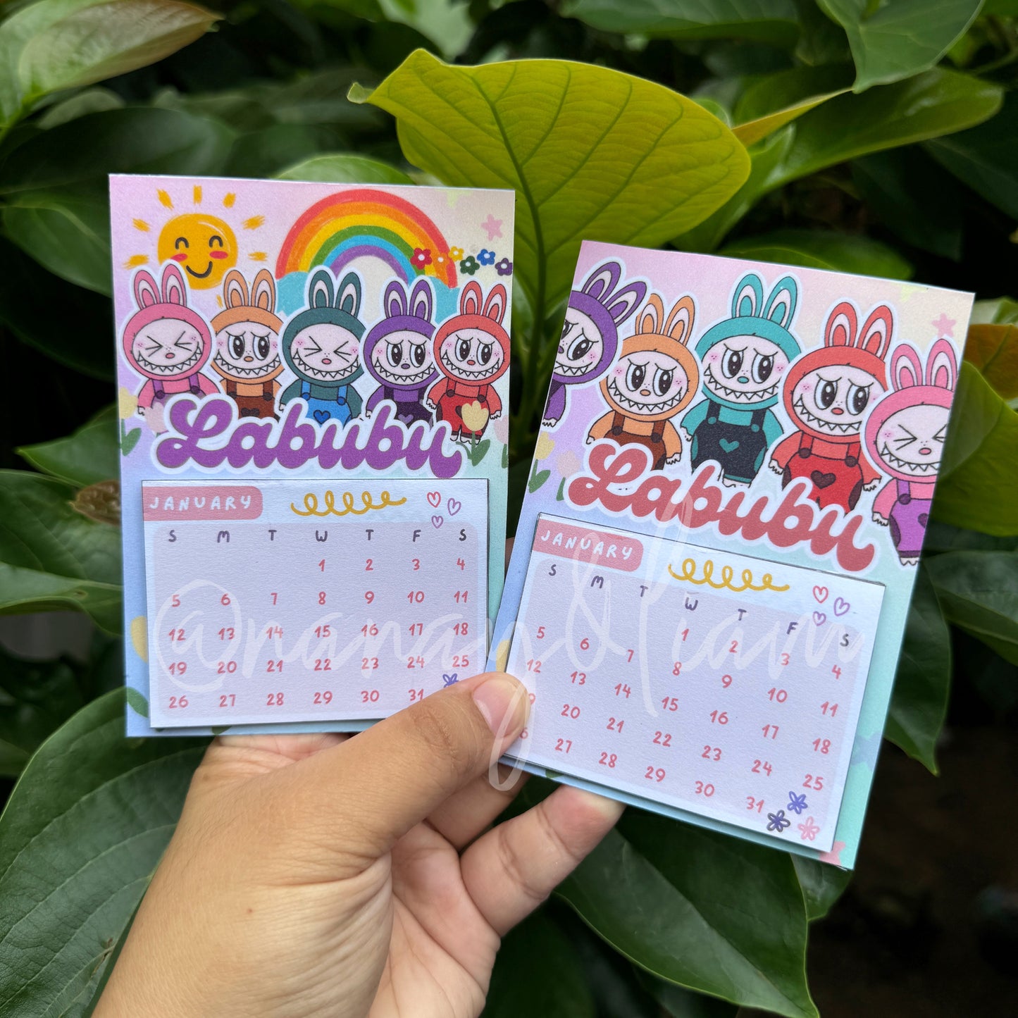 LABUBU/BINI CALENDAR TEMPLATE