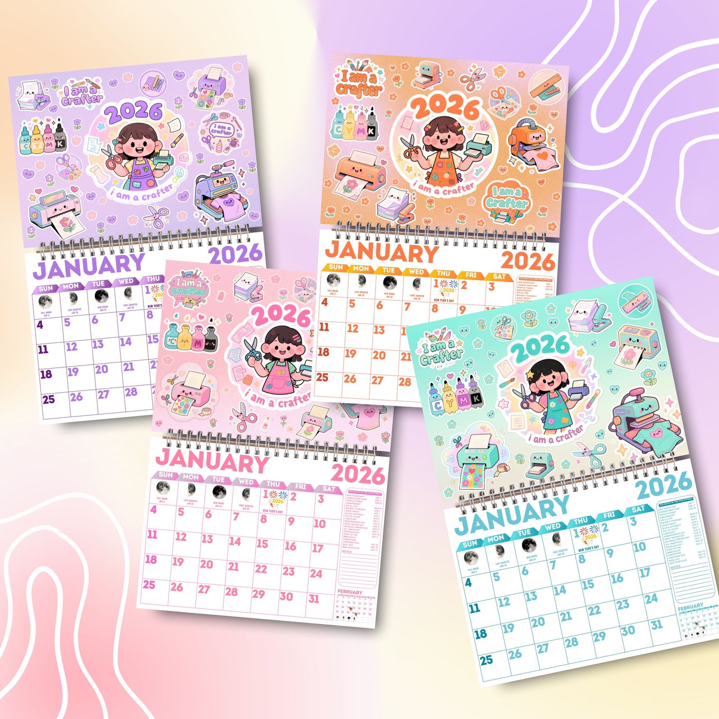 2026 CALENDAR A4