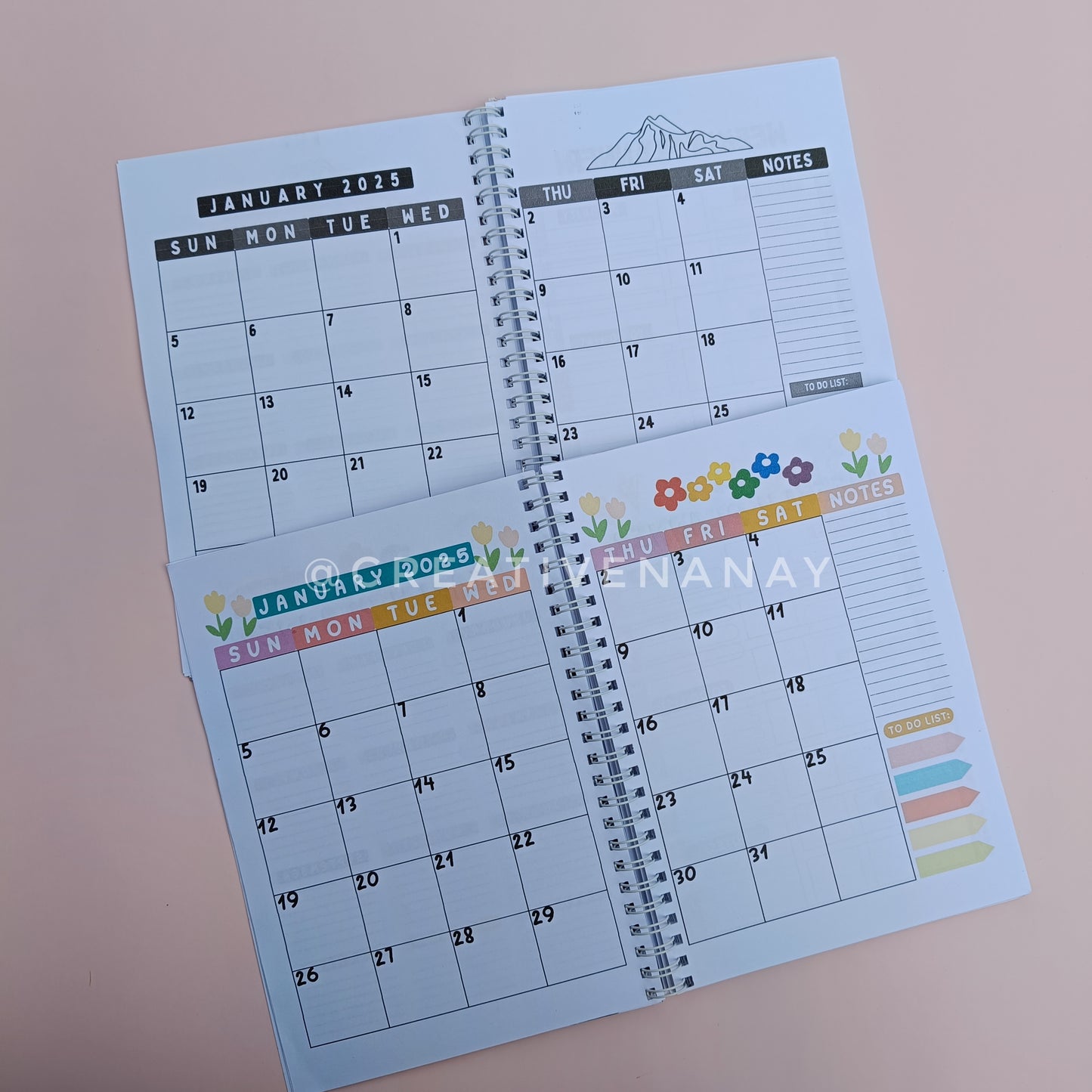 Cutesy & Adventure 2025 Planner