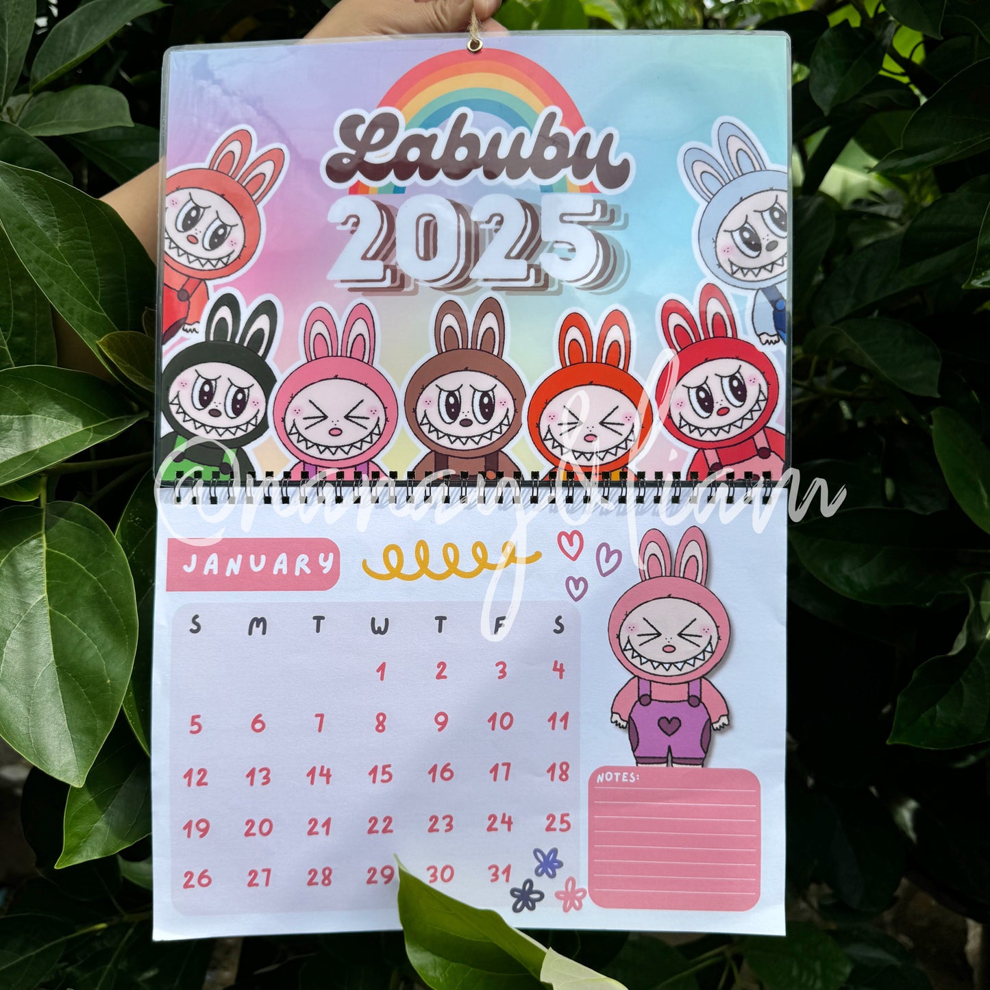 LABUBU/BINI CALENDAR TEMPLATE