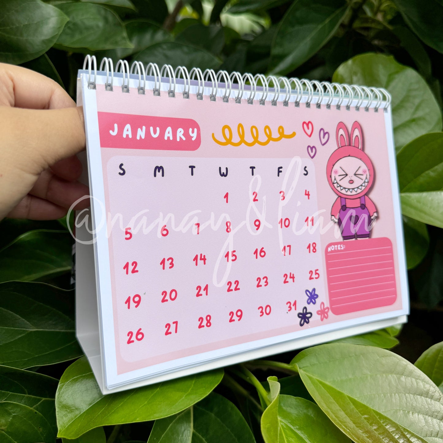 LABUBU/BINI CALENDAR TEMPLATE