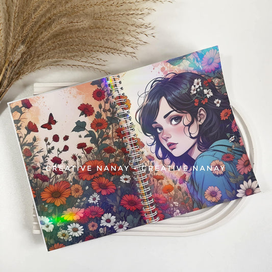 Notebook Cover with Lines