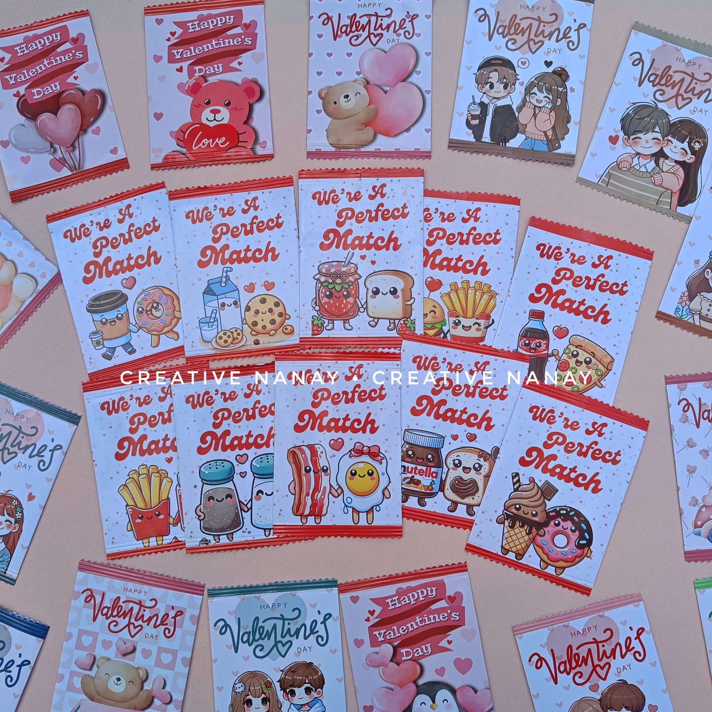 Valentines Bundle (FREE floral clip Backcard)