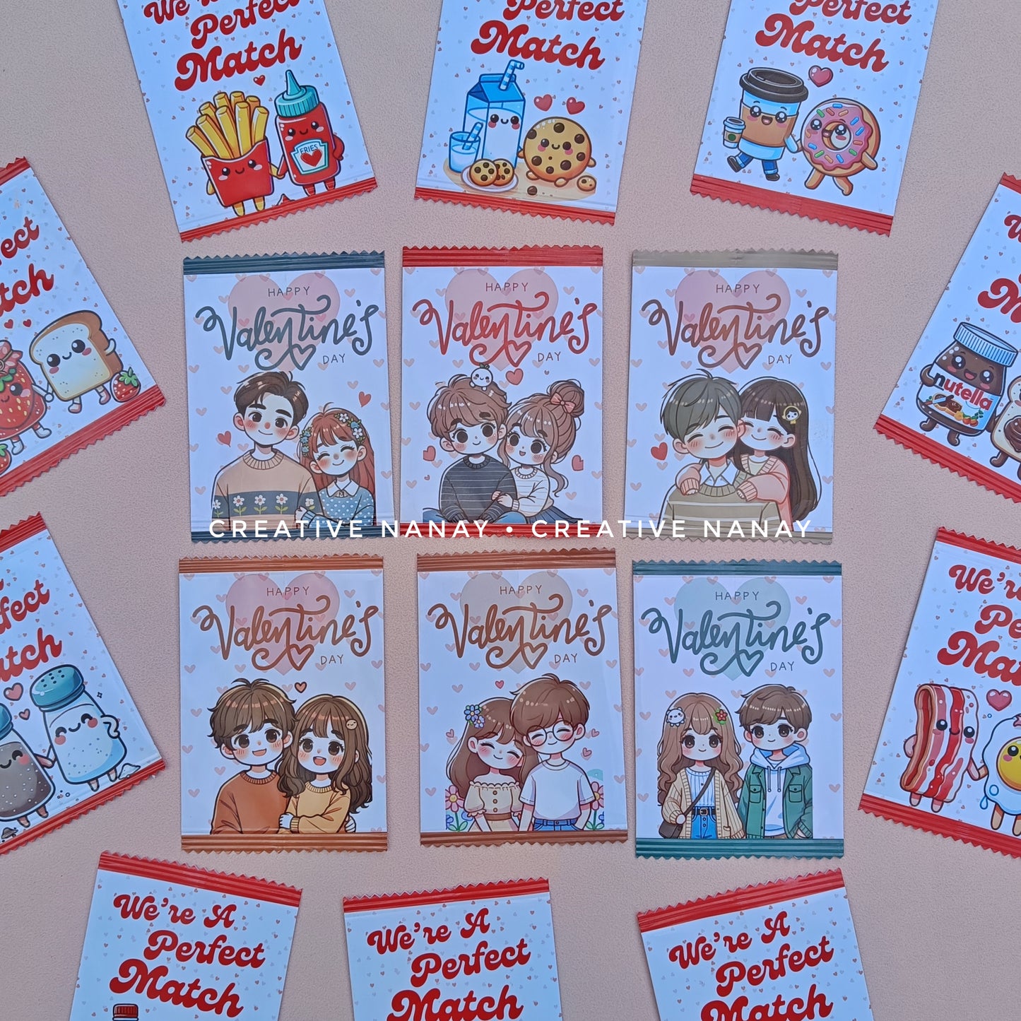 Valentines Bundle (FREE floral clip Backcard)