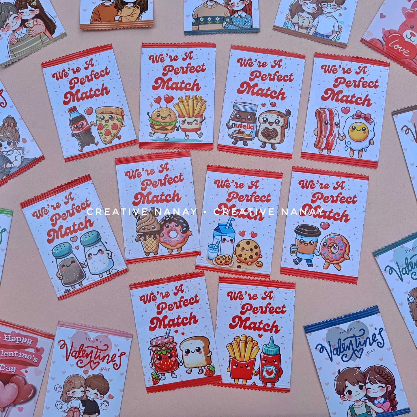 Valentines Bundle (FREE floral clip Backcard)