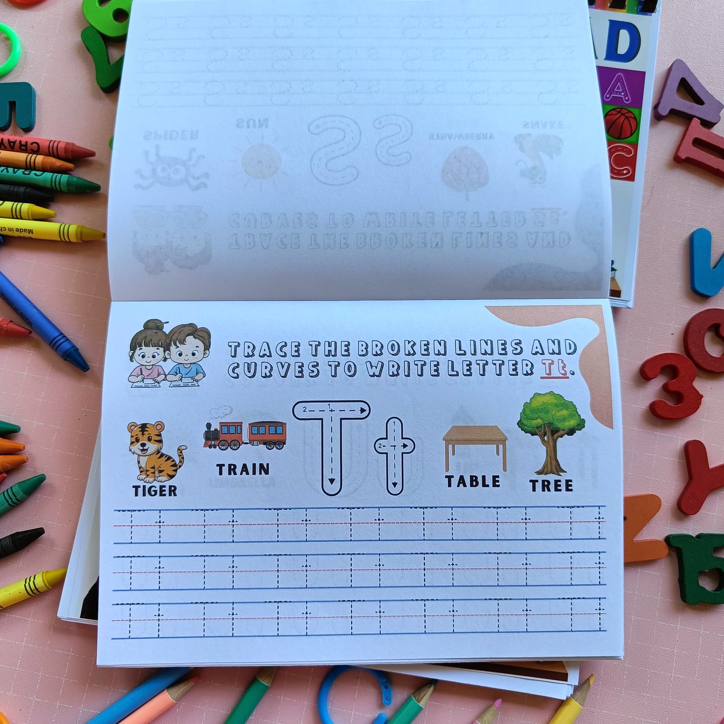 Writing Tracing pad a5 size