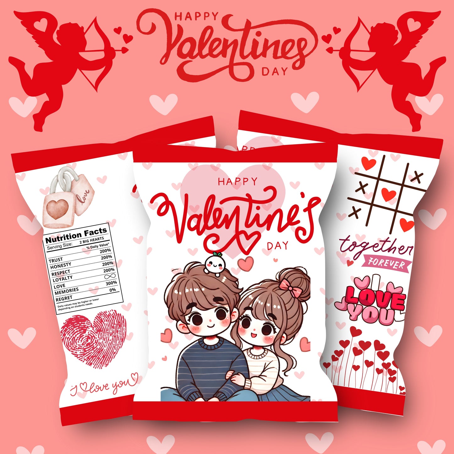 Valentines day - Chip bag