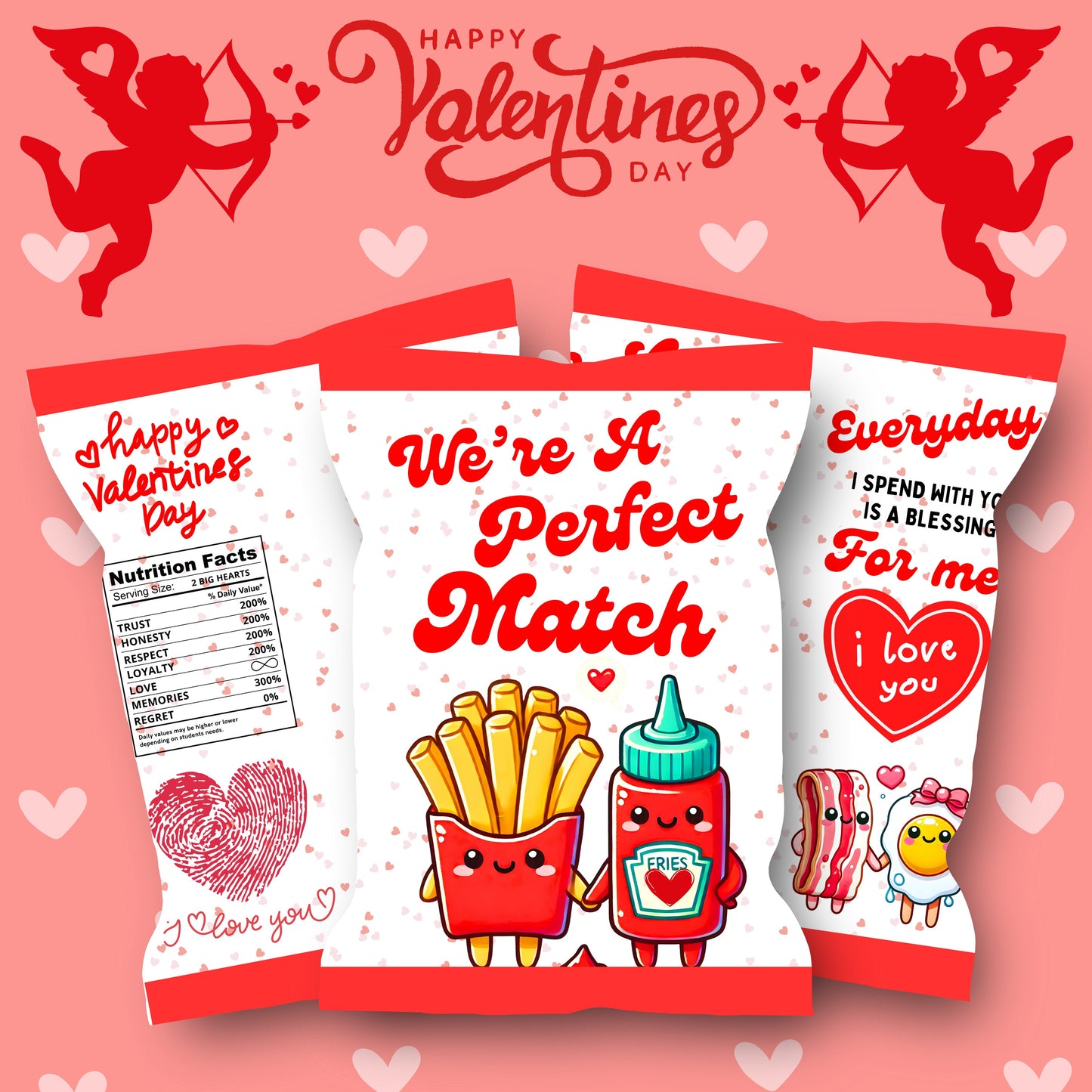 Valentines day - Chip bag