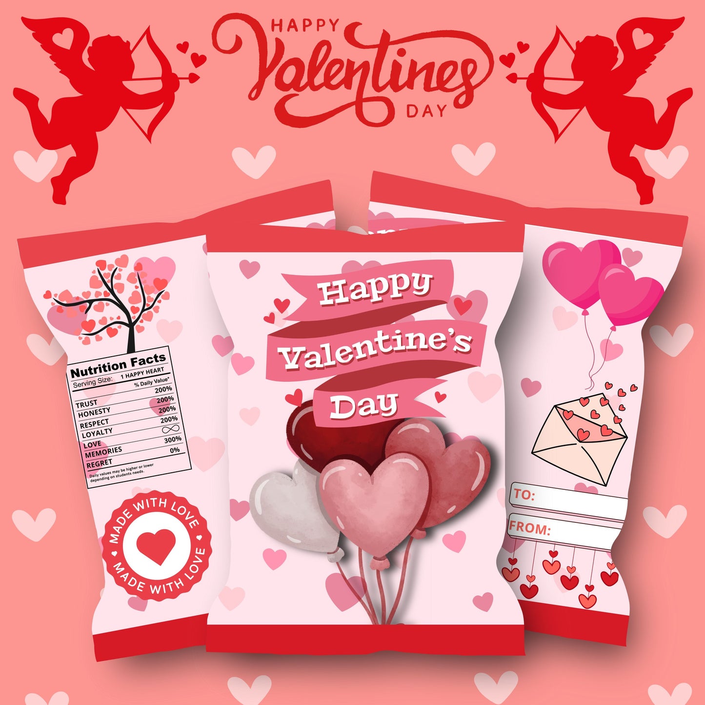 Valentines day - Chip bag