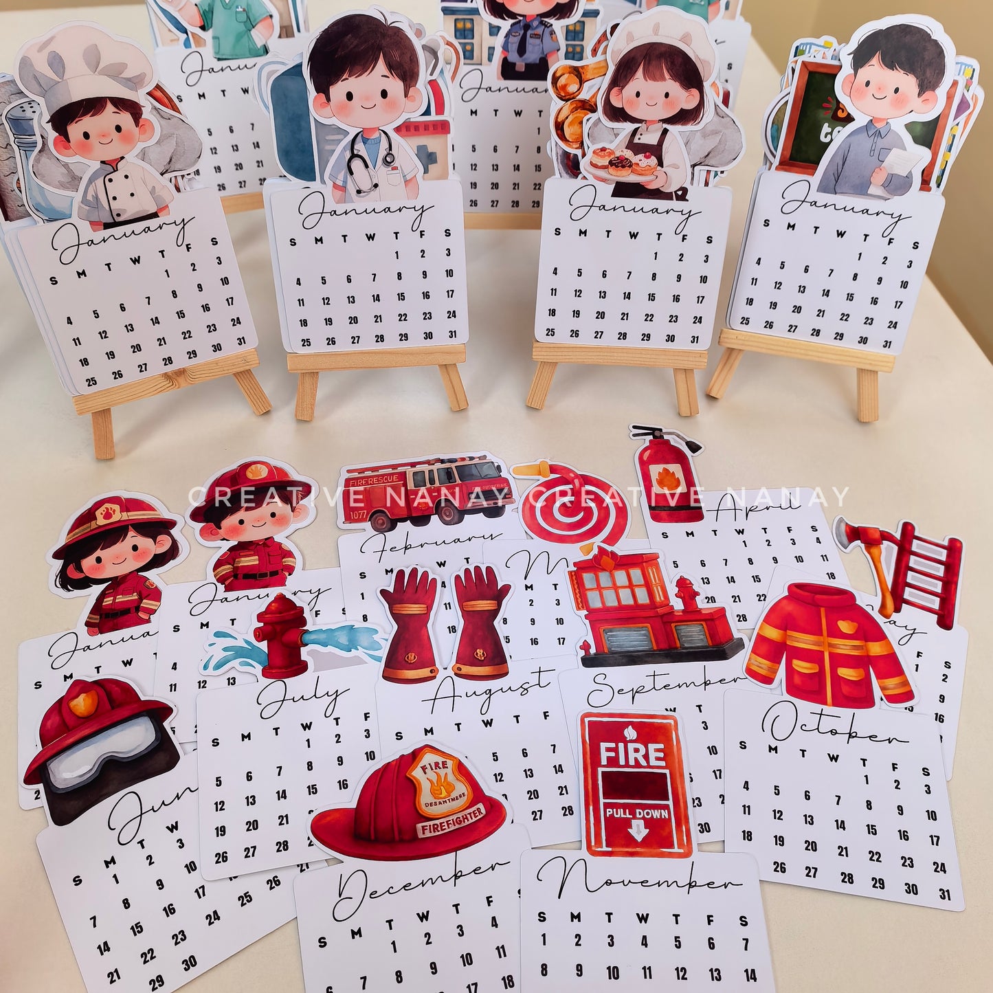 2026 Professions Mini Calendar