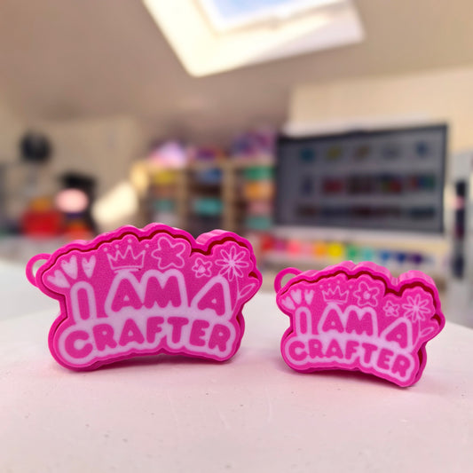 I AM A CRAFTER Clicker Fidget Big & Small version ‼️3MF file only